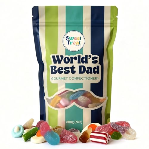 Fathers Day Gift Worlds Best Dad Sweets Pouch for Dad