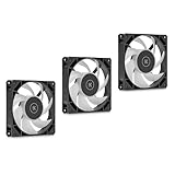 EKWB EK-Loop FPT 140mm Fan, 600-2200 RPM, Digital RGB, Black, 3-Pack