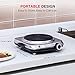SUNAVO Hornillo Electrico Portatil Placa Cocina eléctrica una Hornilla 1500W
