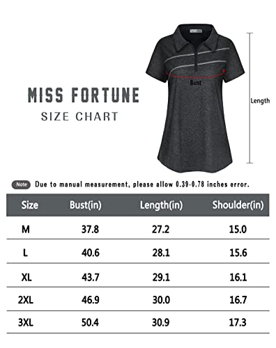 MISS FORTUNE Plus Size Athletic Wear for Women, Running Gym Hiking Tops