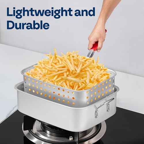 VIVOHOME-18-Qt-Aluminum-Deep-Fry-Pan-and-Basket-Rectangular-Fish-Fryer-for-Indoor-and-Outdoor-Use
