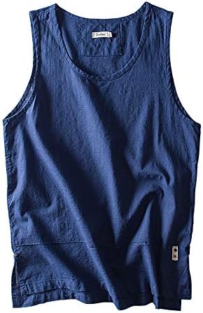 Amazon タンクトップ ノースリーブ メンズ リネン 麻 インナー ストカジュアル おしゃれ 涼しい 夏 夏服 タンクトップ 通販