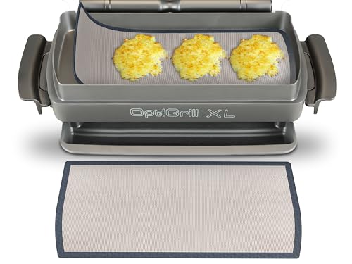 Dauerbackmatte Silikon Backmatte kompatibel mit Tefal Optigrill XL, Antihaftbeschichtung, Silikonmatte, Lebensmittelecht...