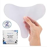Anti-Wrinkle Décolleté Pads (2 Pack), Chest Pads for Chest Wrinkles, Reusable High Quality Medical Grade Silicone Chest Patches, Prevent, Eliminate Chest Wrinkles and Stretch marks