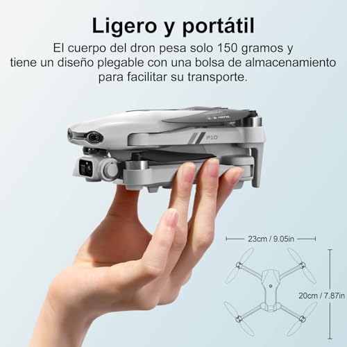 Jiakora Dron con Cámara para Niños y Adultos, Drone para Principiantes, FPV Mini Drone Plegable, Dron Cuadricóptero con Motor sin Escobilla, 2 Baterías, Hover Automático, Regalos Juguetes Niño 8+ años - imagen 6