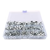 Gorise 160-teiliger Verzinkter Mutternsatz (M3-M10) FourClaw T-Muttern Für Holzmöbel Baurohre Bleche Holz Kletterwände