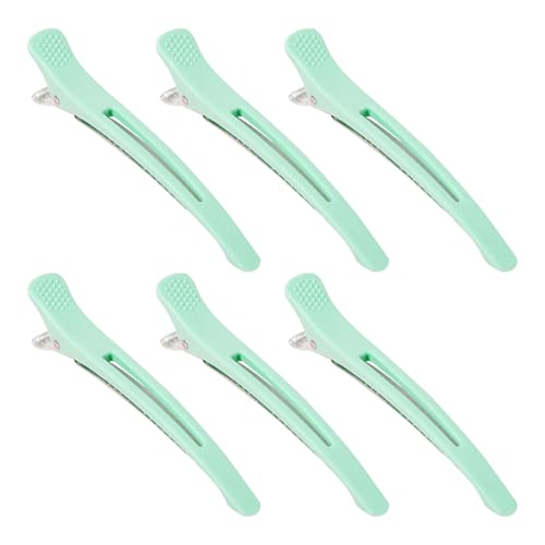 6pcs Billed Hair Roller Clip for Women with Silicone Band Strong Grip Hair Clip Great for Thin and Thick Fashion Hair Accessorie