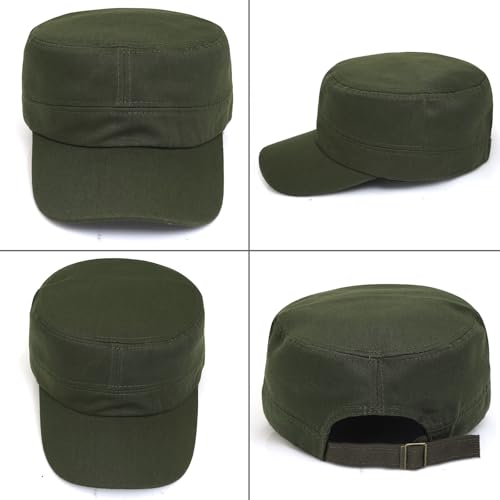 Image of Unisex Basic Cadet Army Caps Everyday Military Style Hat