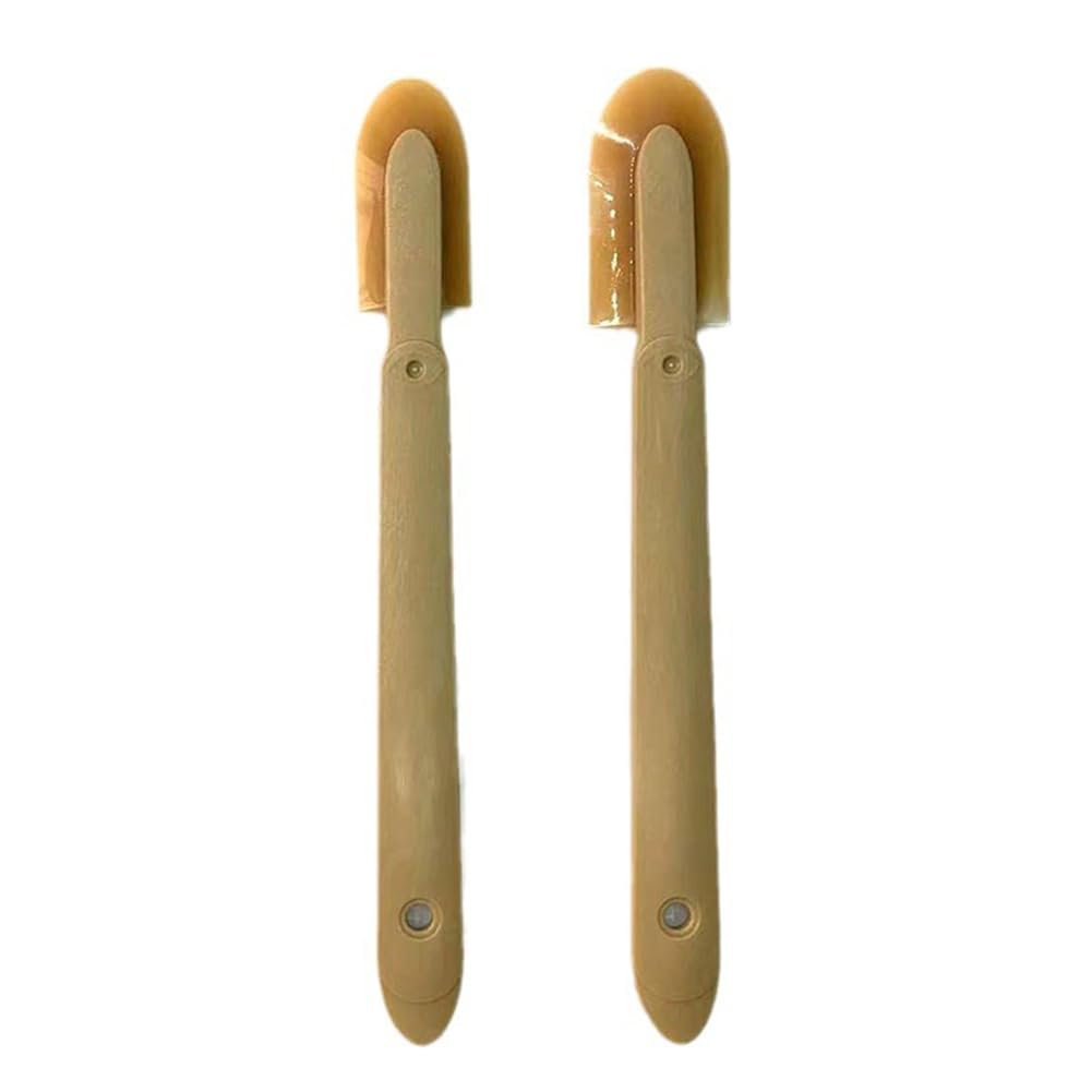 Caulk - Herramienta de sellado de silicona para calafateo y acabado, espátulas, aplicador, herramientas de goma, juego de 2 tamaños (1.4 pulgadas, 1.7 pulgadas)