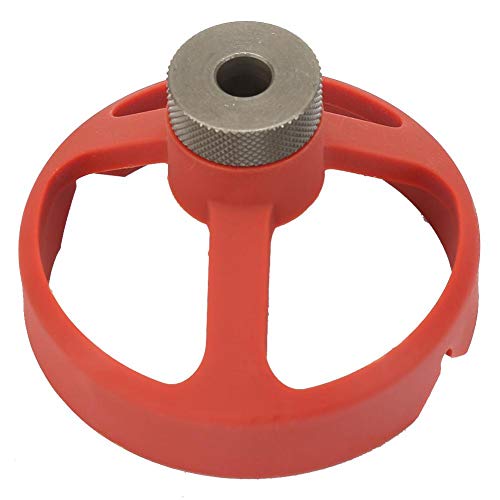 Guide de perçage vertical rouge pour menuiserie gabarit 5 à 10mm - 8
