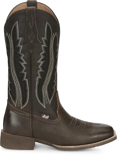 Justin Women's Jaycie Square Toe Stylish Leather Western Boot3