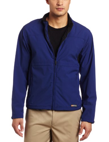 Mobile Warming Gear Men's Softshell Jacket, Navy, Small