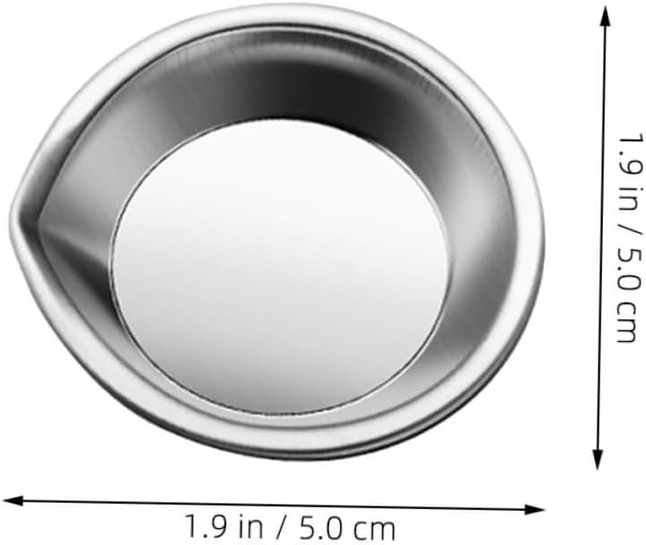 8pc Reusable Stainless Steel Paint Mixing Tray Palette for Artists