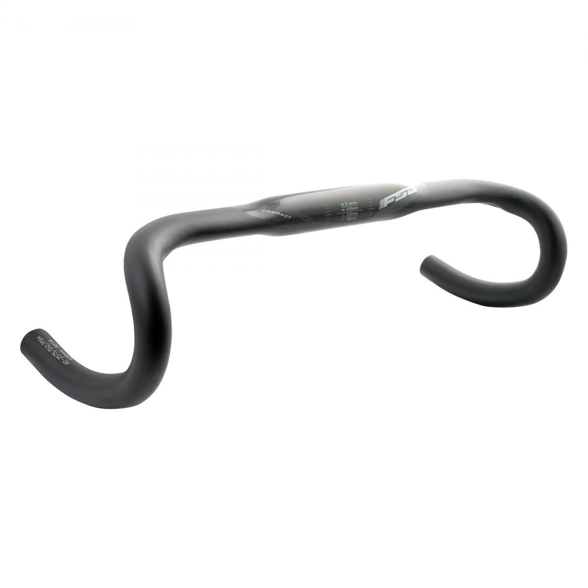 Amazon.com: FSA Energy Compact SCR Handlebar Grey, 42cm : Sports