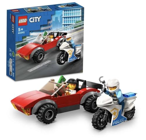 LEGO City Police Bike Car Chase 60392 Building Toy Set (59 Pcs),Multicolor LEGO City Police Bike Car Chase 60392 Building Toy Set (59 Pcs),Multicolor