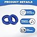 PATIKIL UN Radial Shaft Seal 12mm ID x 20mm OD x 6mm Width, 5 Pcs PU Oil Seal for Industry Bearing Shaft Pumps Piston Cylinder, Blue