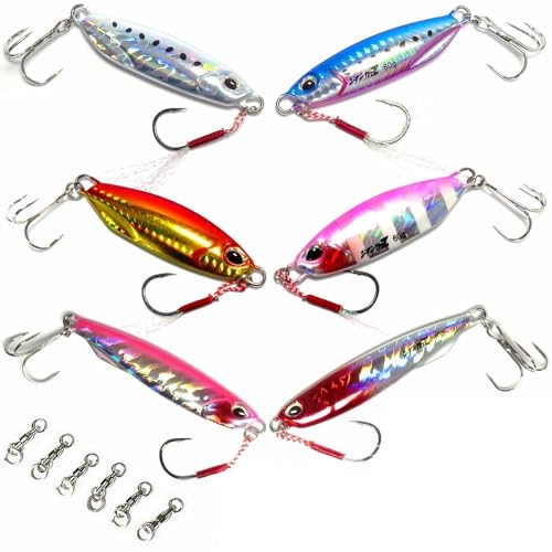 爆釣メタルジグ 【 ジギンガーZ メタルジグ 欲張り セット !】 TGベイトに匹敵する釣果!コスパバツグン! 釣り ジギング スロージギング ショアジギング オフショアジギング ライトジギング スーパーライトジギング SLJ メタルジグ セット (ドラッ