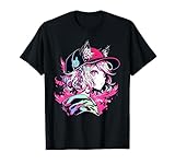 Anime Manga Graphic Tee: Kawaii Snapback Cat Girl T-Shirt