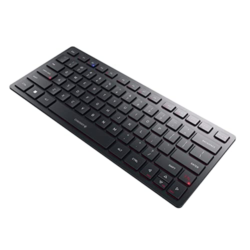 Cherry Kw 9200 Mini Wireless Rechargable Compact Keyboard. With Bluetooth 5.0 And Wired Connectivity #TOP1
