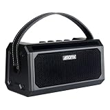 M-VAVE Amplificador AROMA para guitarra elétrica, 10W recarregável com Bluetooth, com efeitos Clean e Overdrive.