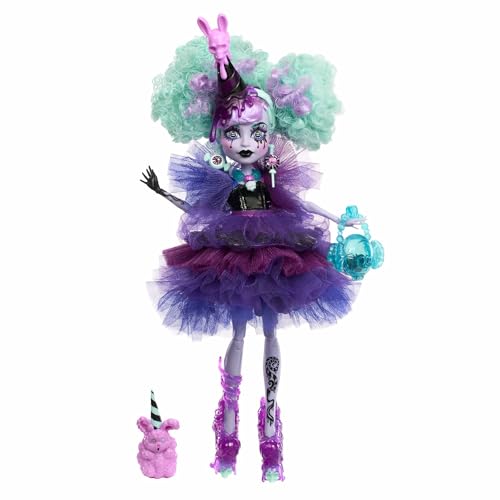 Muñeca Monster High Twyla con Vestido Morado miniatura 7