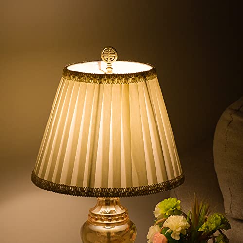 Canomo 2 Packs Oriental Asian Lamp Finial Cap Knob Lamp Decoration For Lamp Shade, Brass, 2.16 Inches #TOP2