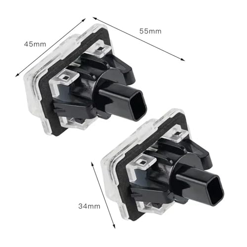Luz LED de matrícula blanca para Mercedes Benz Clase C W204 y W205 3