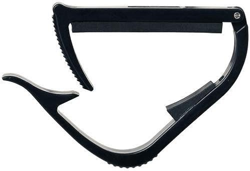 Fire Stone 530098 H-style Kapodaster  Gummiauflage 58mm breit  fA r Konzertgitarre schwarz