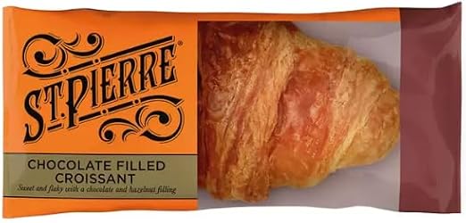 Chocolate Croissant 16 Pcs. Tray Individually Wrapped 55g