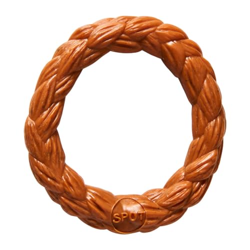 Ethical Pet Bam-Bone Braid Ring Dog Toy Hickory, 1ea/5 in