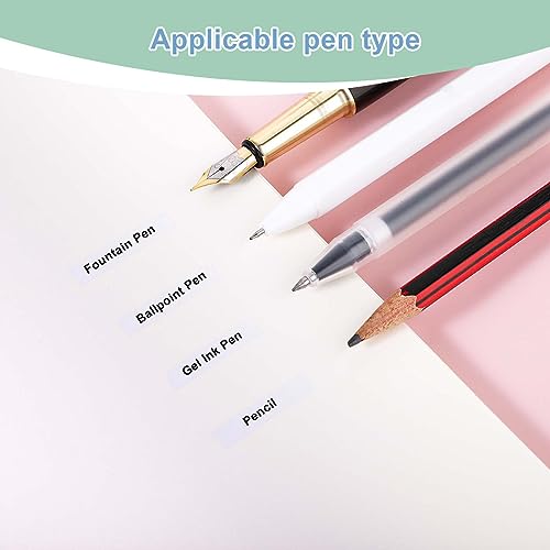 Bewudy 3 Pcs White Out Correction Tape Pen, Quick Dry Whiteout Correction Pen, 1/5\" x 236\" (5mmx6m), Cute Cartoon Pen Shaped Applicator Office School Supplies for Boy Girl - Thumbnail 6