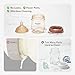 Thyseed PPSU Anti-Colic Baby Bottle, Breast-Like Slow Flow Nipple for Breastfed Babies (1m+), 5 oz/160 mL, 1 Pack