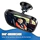 Range Tour Rücksitzspiegel Auto für Baby, 360° Schwenkbar Bruchsicheres Rücksitzspiegel mit Saugnäpfe und Klammer, Car Rückspiegel für Kinderschale Rückwärtssitz für Meisten Auto(8.8 * 5.7cm)
