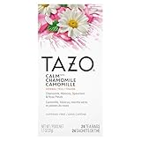 TAZO Calm Chamomile Tea Bags, Caffeine-Free Herbal Tea Bags, 20 Count (Pack of 6)