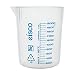 Premium 2000mL Beaker - Polypropylene Plastic, Blue Screen Printed, 100mL Graduations, Eisco Labs