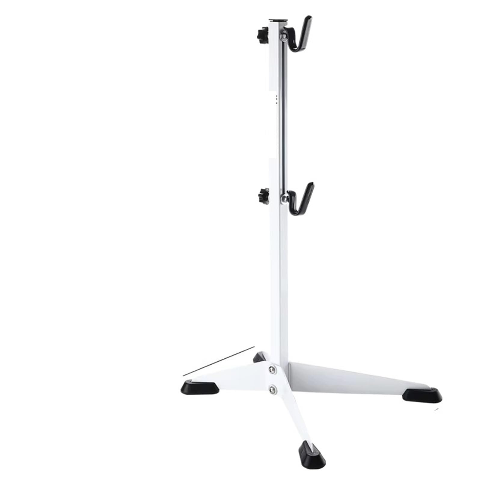 Pied Atelier Velo Support de stationnement for vélo, Support de sol amovible for vtt, rangement polyvalent, peu encombrant, Support d'entretien de vélo de route(White)