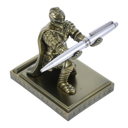 Porte-stylo Chevalier pour une décoration de bureau originale à la maison