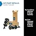 TRQ Front Strut & Coil Spring Assembly Set Driver & Passenger Sides Compatible with 03-11 Saab 9-3