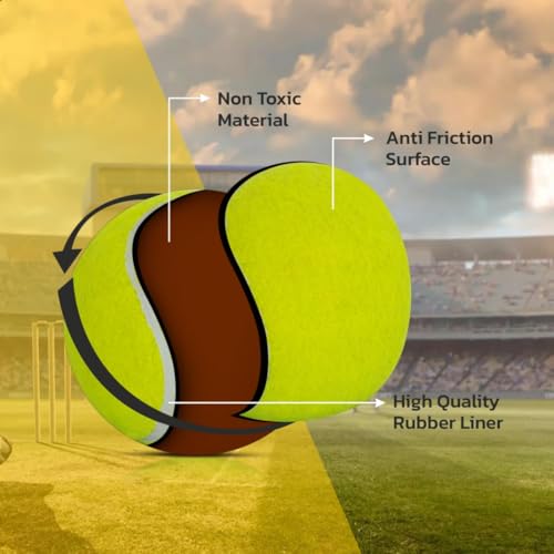 Boldfit Store Boldfit Lightweight Rubber Tennis Balls, Pack of 6 - Image 4
