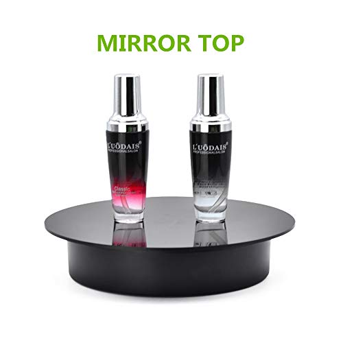 Aigico Motorized Rotating Stand, Battery/Usb Double Used Display Turntable For Photography Jewelry Cake, 3D Curing Resin Prints Spinner Shelf(Black) #TOP4