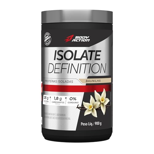 Whey Protein Isolado Isolate Definition 900g Sabor Baunilha…