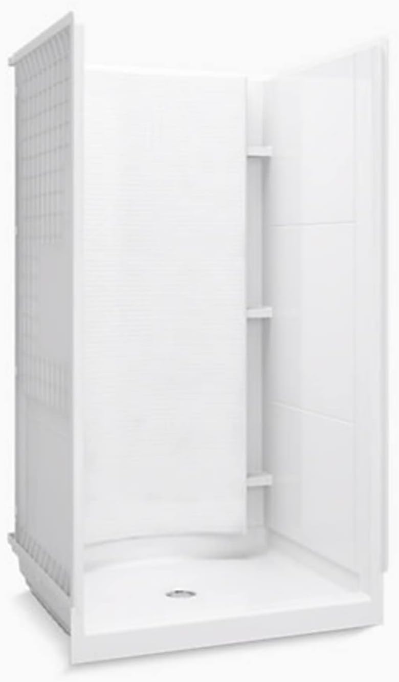 STERLING 72250100-0 Accord Shower Kit, 42-Inch x 36-Inch x 77-Inch, White