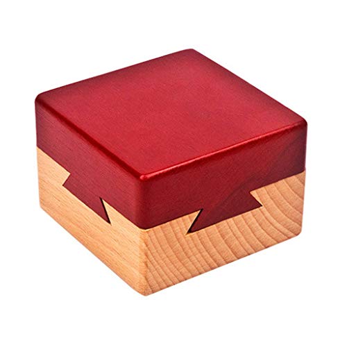 Preisvergleich Produktbild MMLC Wood Magic Puzzle Brain Teaser Lock Box für Intelligence Games (A)