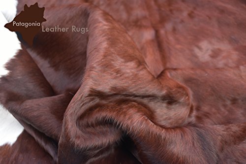 Tapis en peau de vache véritable Patagonia marron et blanc Cod. 595 - 3