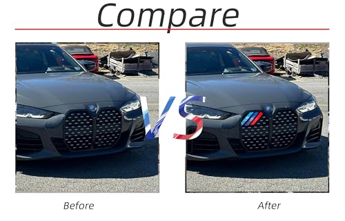 Image of Grille color stripes Compatible with bmw accessories 2021-up G22 G23 4 Series 420i 430i 440i