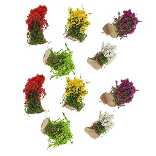 Yarnow 40 Pcs Grass Shed Plant Decorations Outdoor Fake Grass Miniture Decoration Simulated Grass Tufts Mini Trees Mini House Diy False Grass Diy Sand Table Grass Decor Field Grass Diy #TOP6