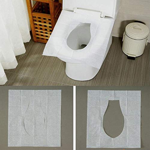 Coprisedili WC Usa E Getta - 60 Pezzi Impermeabili Per Bagni Pubblici E
