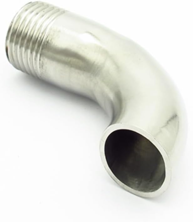 19mm 25mm 32mm 38mm 45mm 48mm OD x BSP Male Thread 304 Stainless Steel Sanitary 90 Degree Elbow Pipe Fitting(NO6)