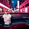 Pink Mini Dried Flowers Bouquet for Car Air Vent Clips, Car Air Outlet Perfume Decoration, Dried Flower For and Household Decoration FlowerVent Clips Air Fresheners Interior Accessories #1