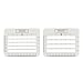 SKATAN Envelope Addressing Guide, 2 Stencil Templates-in-1, fits a Wide Range of Envelopes